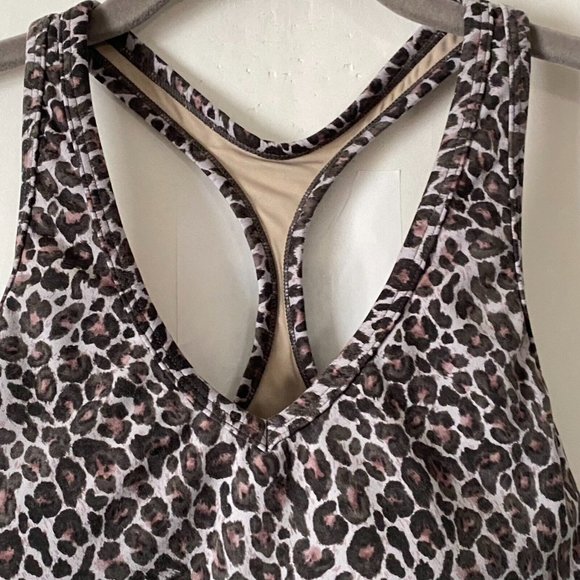 Varley Womens Let's Move Park Sports Bra Size XS Leopard Print NWT $68 - Picture 6 of 11